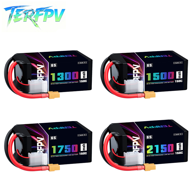 بطارية ليثيوم بوليمر TERFPV 6S - مراجعة Drone Battery Plate وسعره