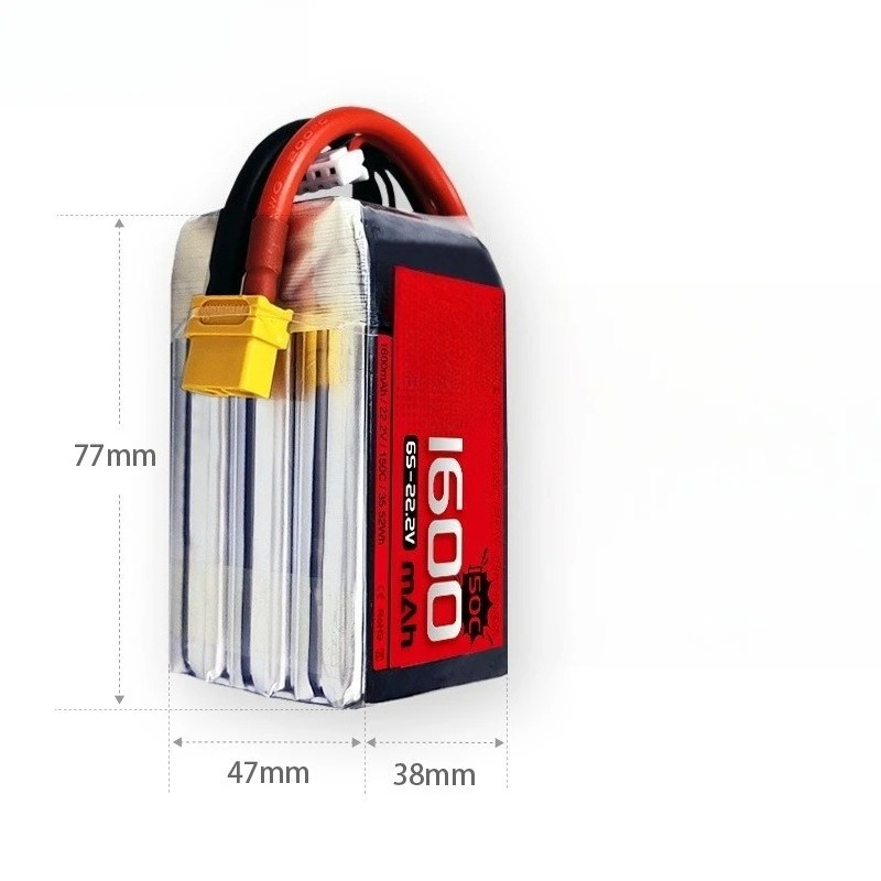22.2 فولت 1600 مللي أمبير ل RC - مراجعة Drone Battery Lipo وسعره