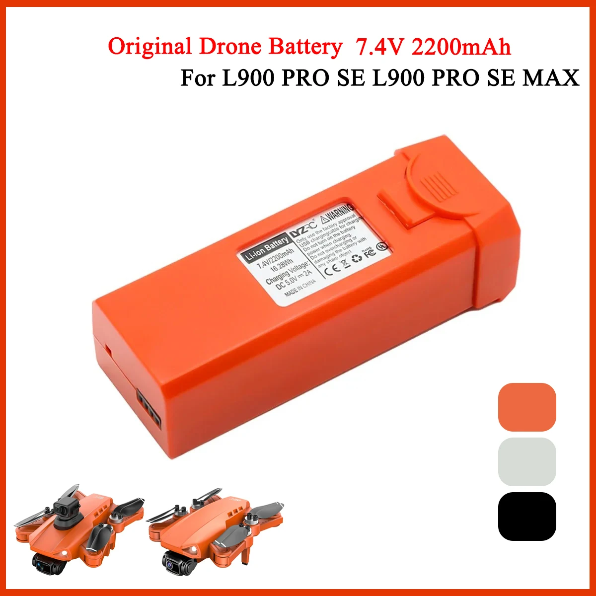 L900 PRO SE Max بطارية طائرة ب - مراجعة Drone Battery Li-Ion وسعره