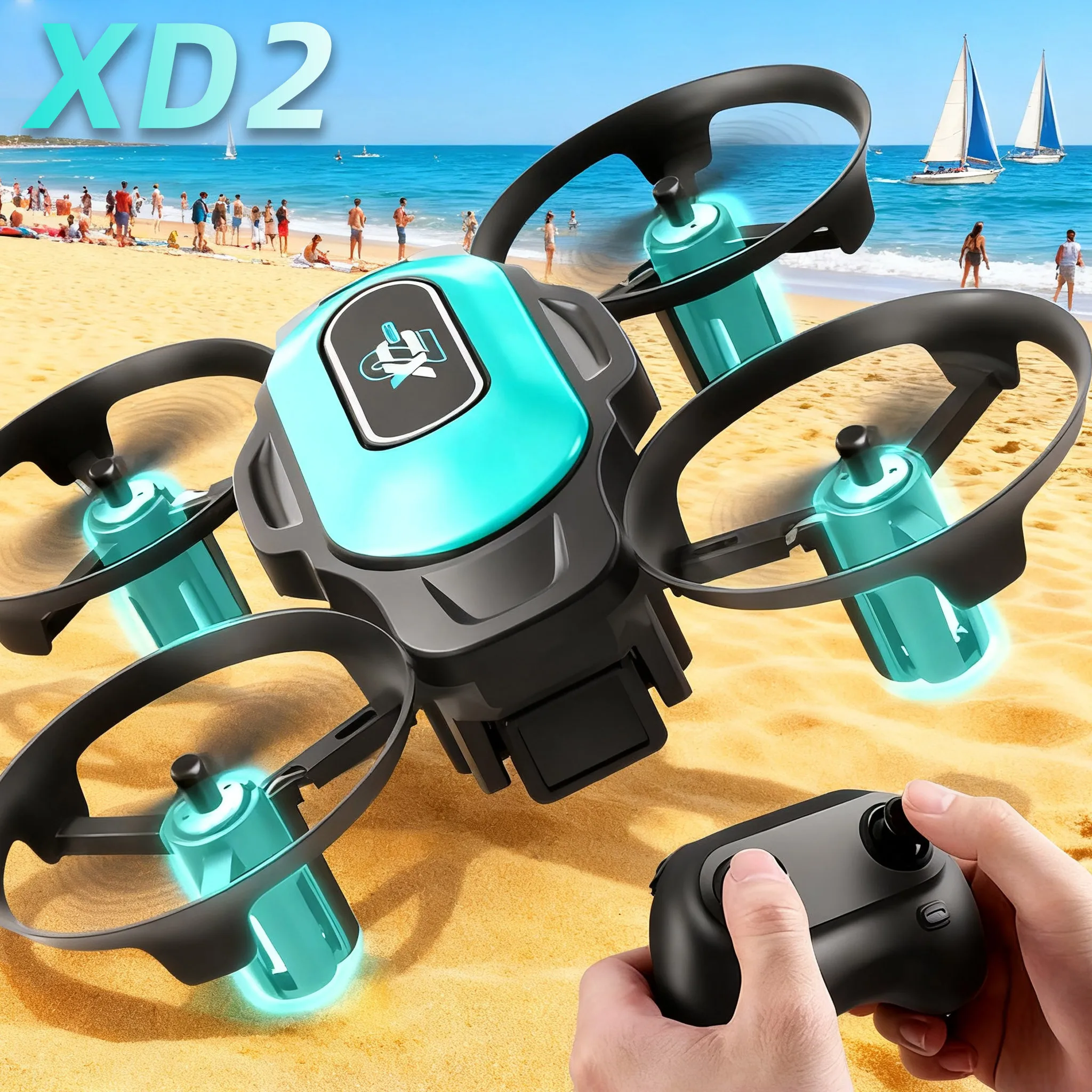 طائرة بدون طيار صغيرة XD2، 360 - مراجعة Drone Battery Case وسعره
