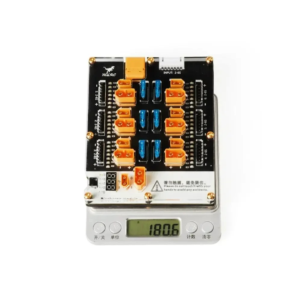لوحة شحن متوازية HGLRC Thor Pr - مراجعة Drone Battery 6S وسعره