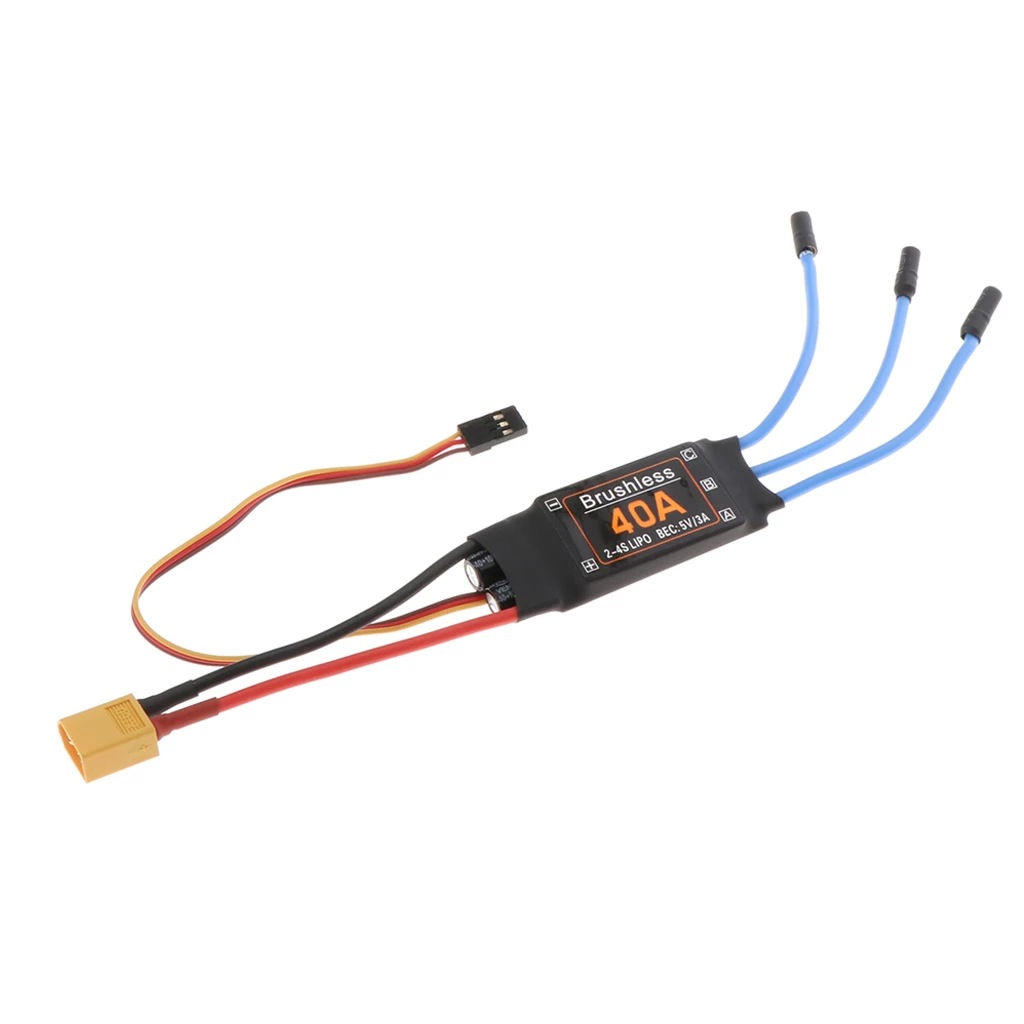 40A فرش ESC 2-4S وحدة تحكم الس - مراجعة Drone Battery 4S وسعره