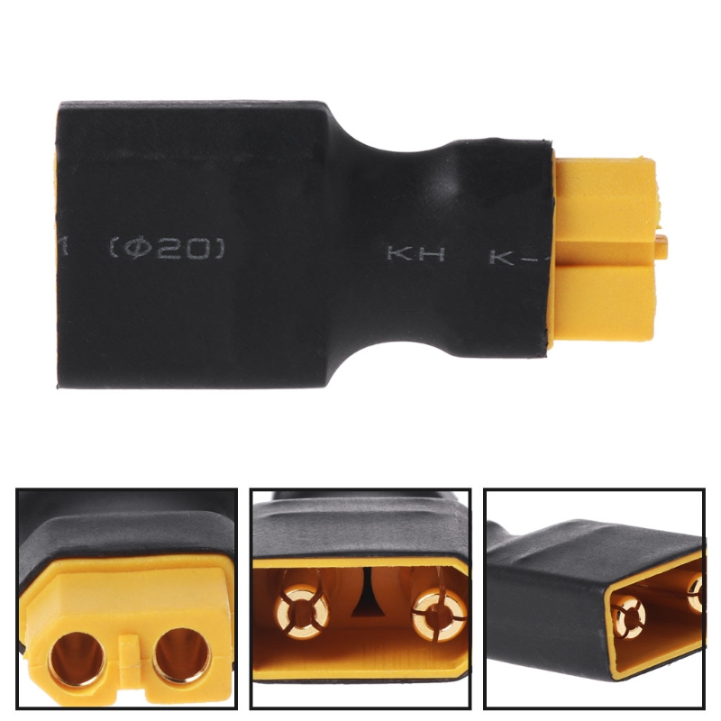 محول XT90 ذكر إلى XT60 أنثى -  - مراجعة Drone Battery Connector وسعره