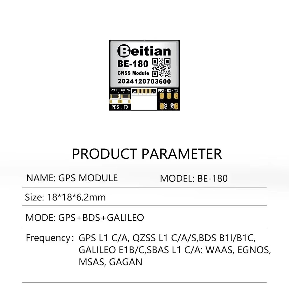 وحدة GPS من Beitian طراز BE-18 - مراجعة Drone Battery Plate وسعره
