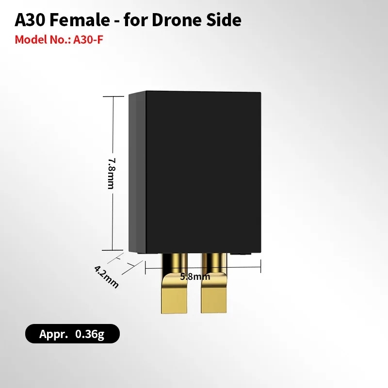 5 قطع من موصلات GAONENG A30/BT - مراجعة Drone Battery Plate وسعره