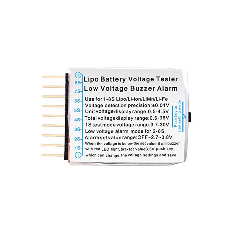 مدقق خلية للسيارة بجهاز تحكم ع - مراجعة Drone Battery Voltage Checker وسعره