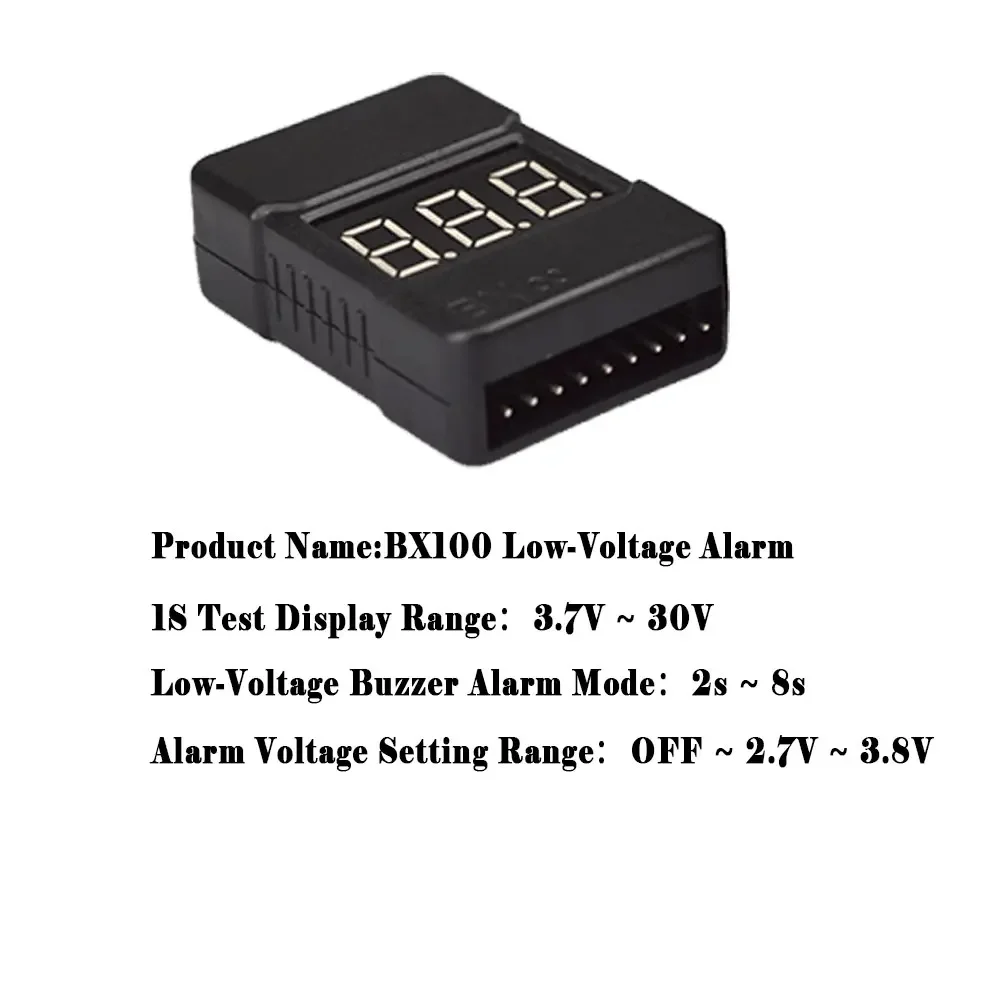 BX100 1-8S يبو بطارية جهاز قيا - مراجعة Drone Battery Alarm وسعره