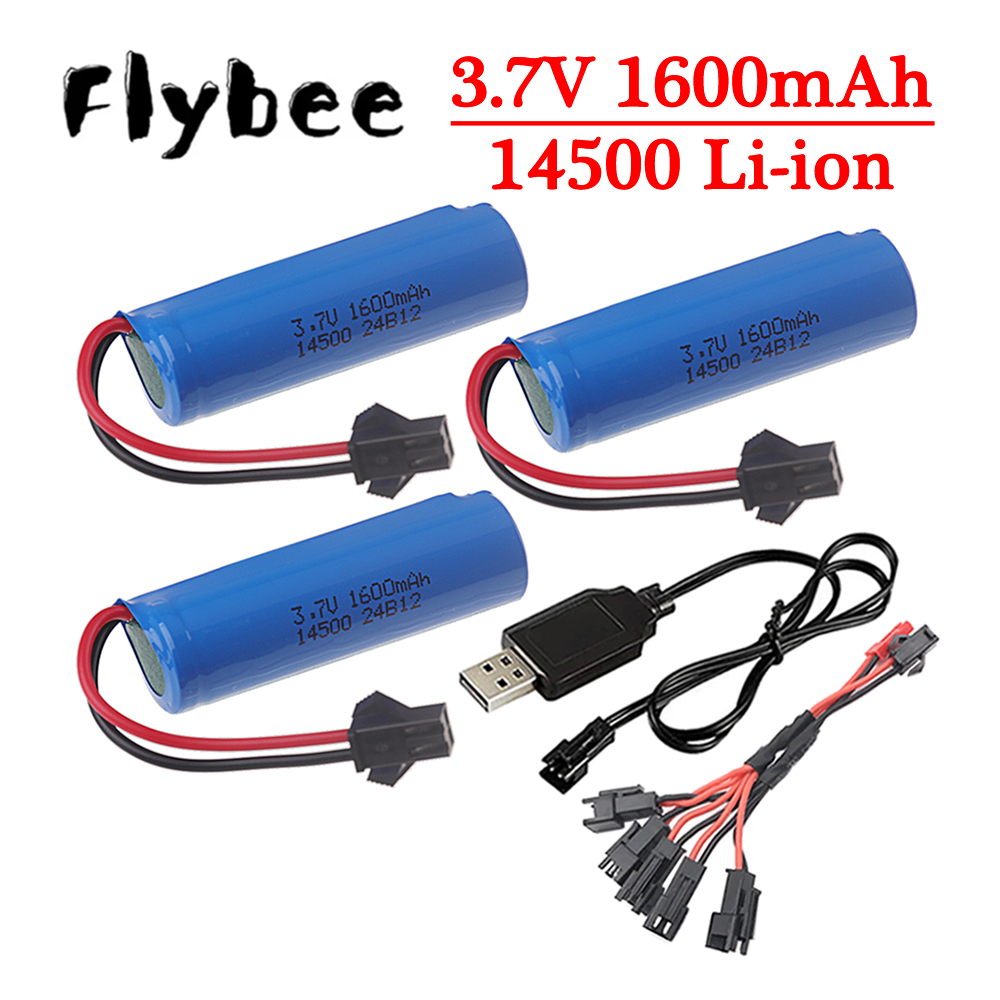 الأصلي 3.7 فولت 14500 1600 ملل - مراجعة Drone Battery Li-Ion وسعره