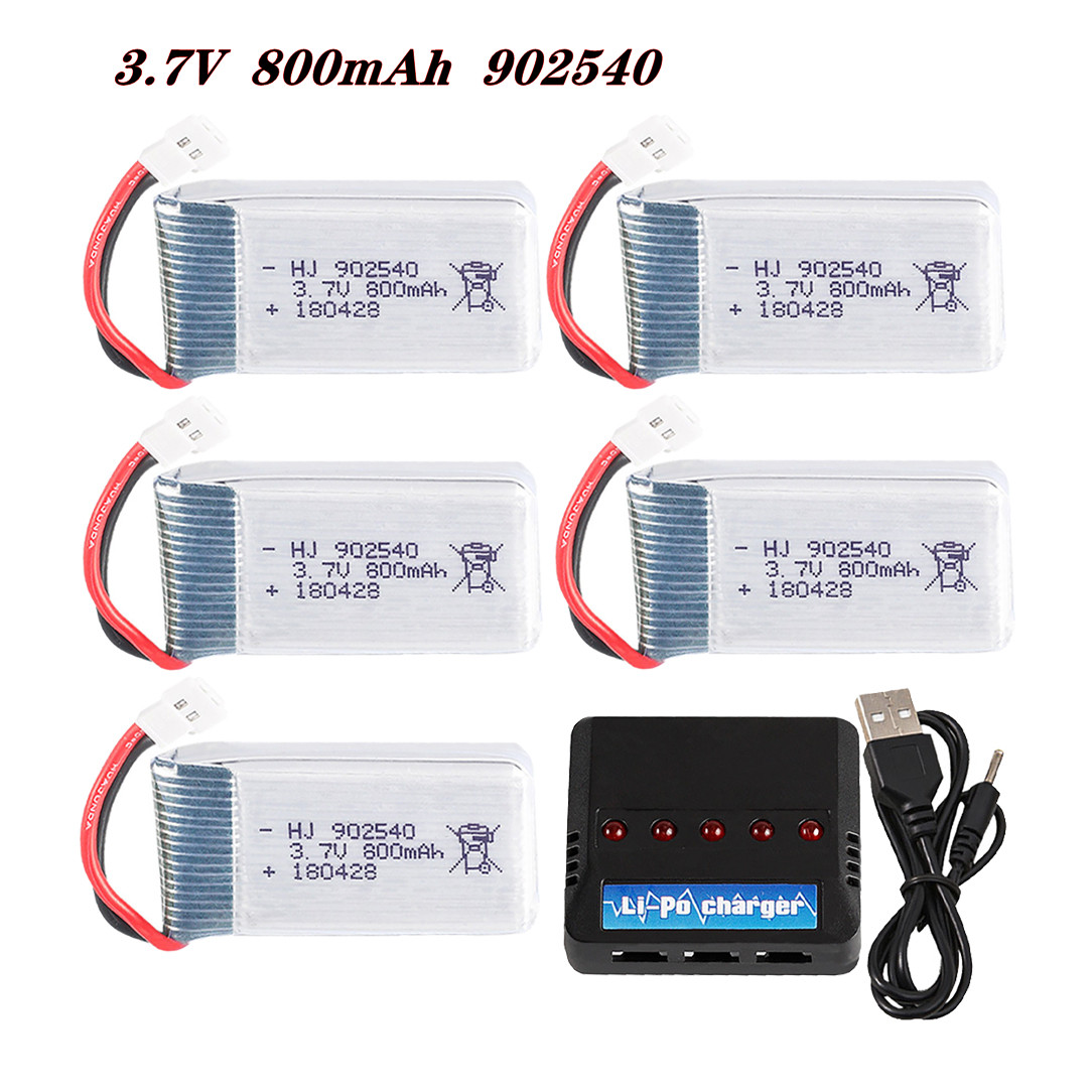 3.7 فولت 800 مللي أمبير 902540 - مراجعة Drone Battery Lipo وسعره